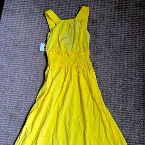 Zara NWT Yellow Dress, Small